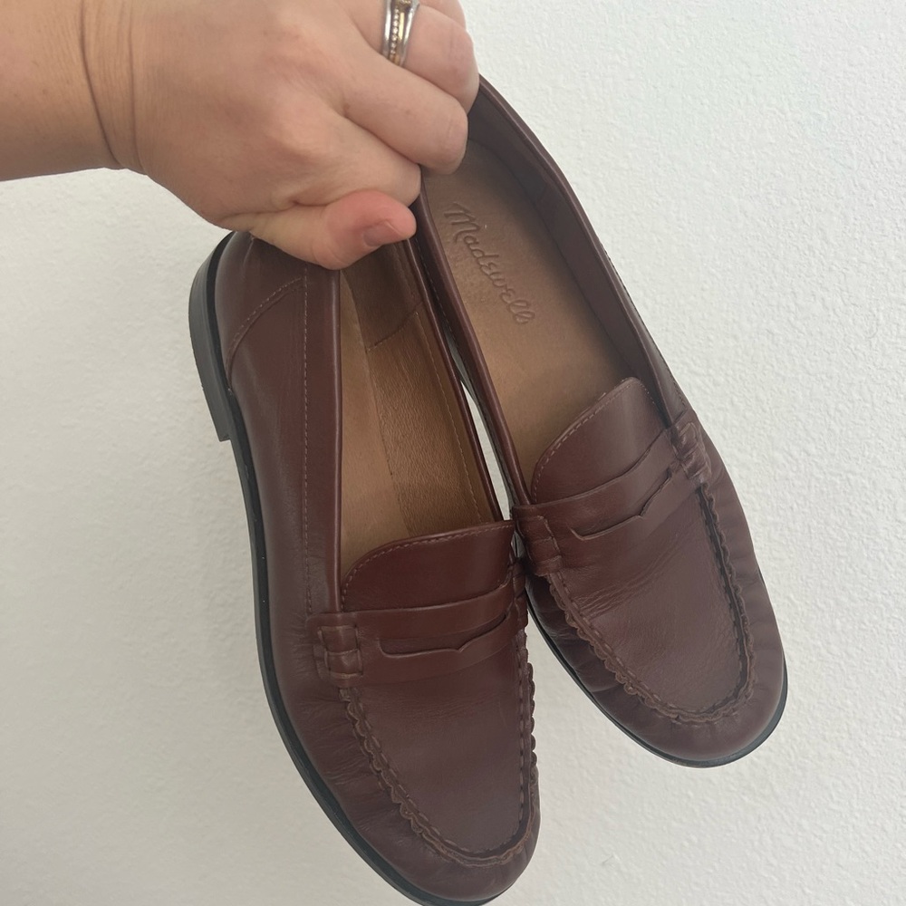 Leather loafers… worn only a few times!